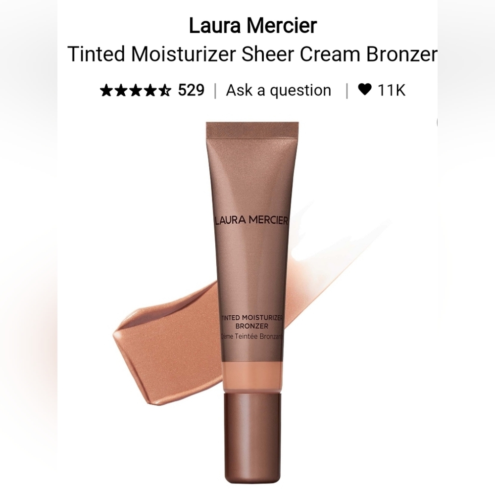LAURA MERCIERTinted Moisturizer Bronzer in Sunbeam brand new in box full size